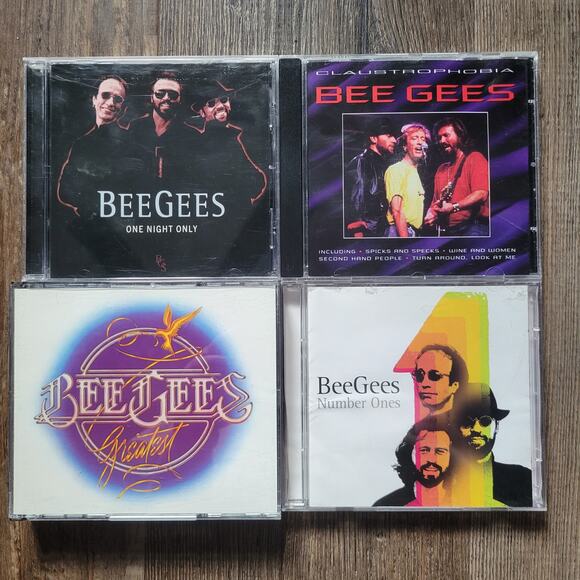 Bee Gees 4 CD Lot, One Night Only, Number Ones, Claustrophobia, Greatest – VG+ - Picture 1 of 10
